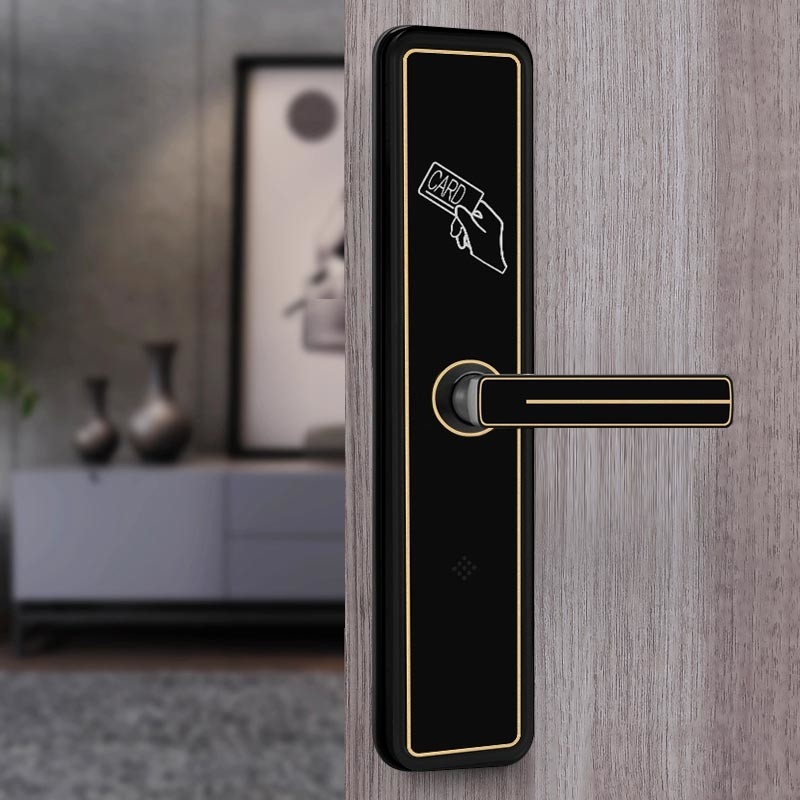 Hotel Smart RFID Card Swipe Door Lock Sistem Kunci Kunci Kartu T5557 / M1