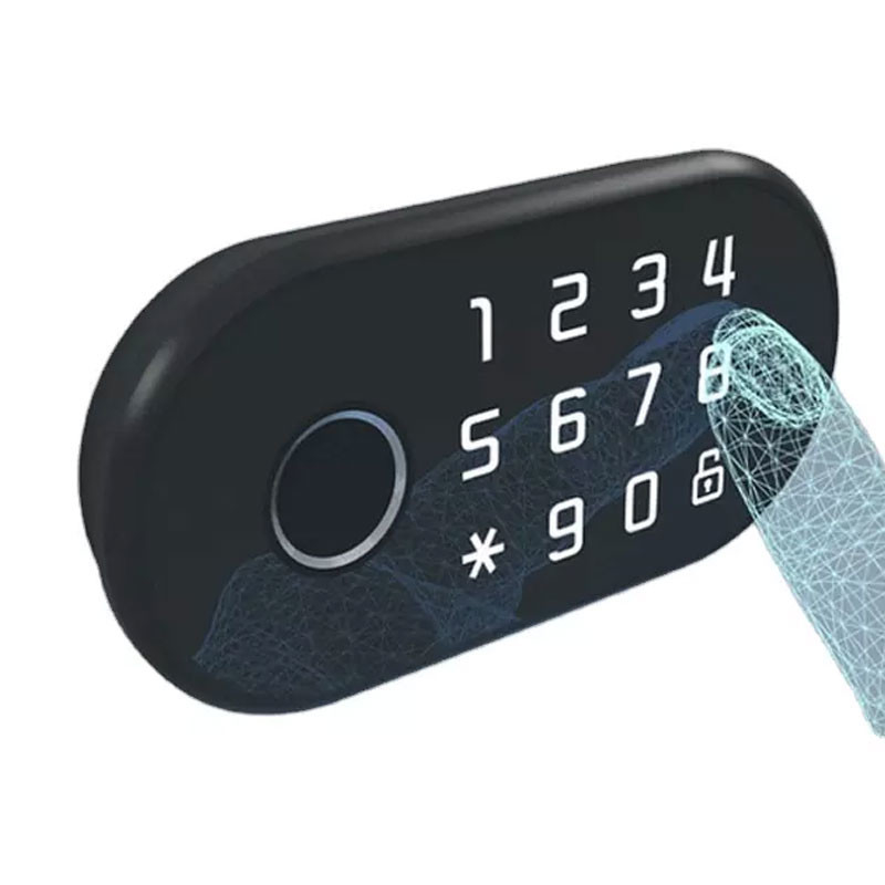 Electric Tuya Smart Lock Kata Sandi Kartu RFID Sidik Jari Biometrik Untuk Laci Kabinet