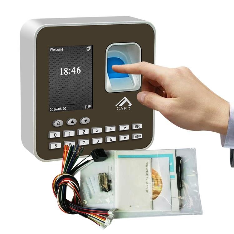 125KHz Sistem Kontrol Akses Pintu Sidik Jari Pembaca Kartu RFID