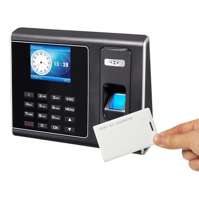 Jam Waktu Sidik Jari Biometrik Desktop Pukulan Karyawan