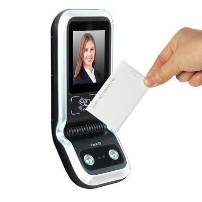 1000 Kartu RFID Gratis 2,8 inci Sistem Akses Pintu Pengenalan Wajah