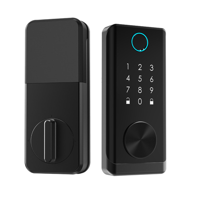 Tuya Smart Fingerprint Door Lock Zinc Alloy Untuk Keamanan Rumah
