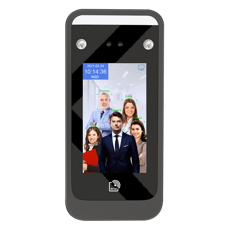 Perangkat Biometrik Pengenalan Wajah TIMMY Wifi Layar Sentuh IPS 4,3 Inch