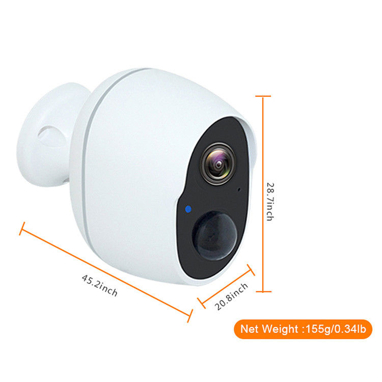 Kamera Keamanan Ip Nirkabel HD 1080p Audio Dua Arah Dengan Aplikasi Seluler