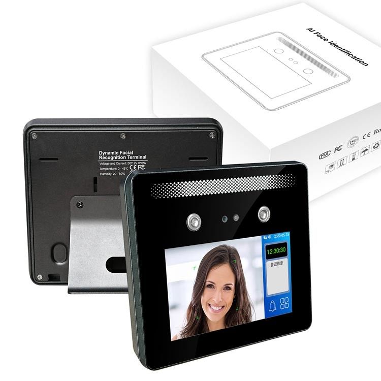 WiFi 5 Inch HD 32G Pengenalan Wajah Perangkat Waktu Kehadiran