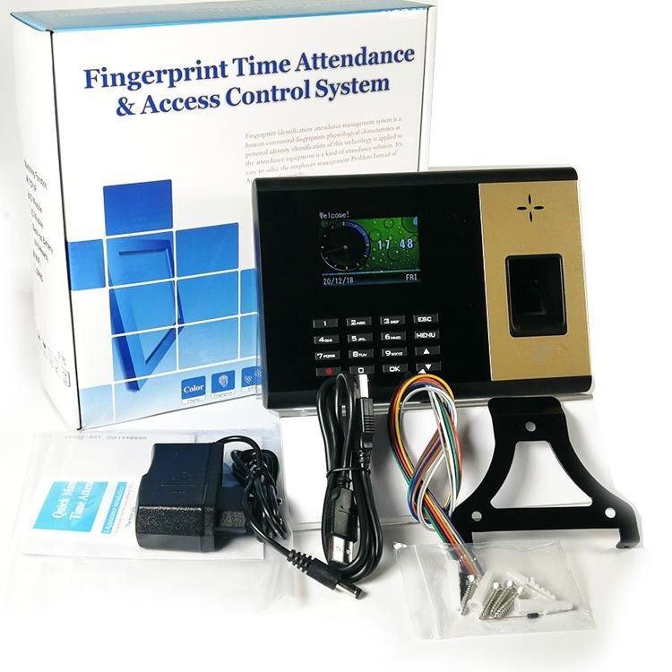 Mesin Absensi Sidik Jari Ethernet SMS TCP IP Karyawan