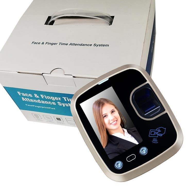 Layar Sentuh Sistem Pengenalan Wajah Biometrik RFID 4.3 Inch