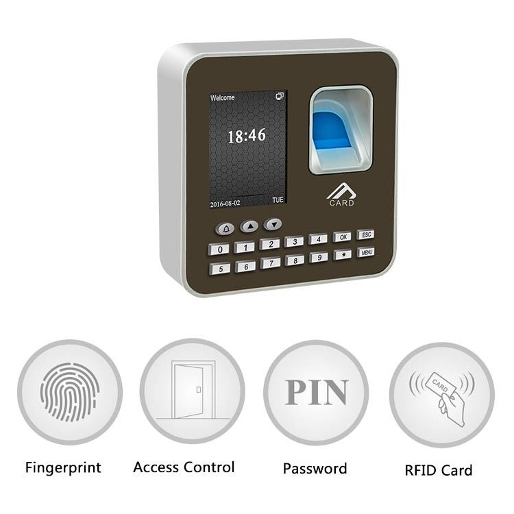 Tcp Ip Wifi 0.2s Fingerprint Rfid Door Access System Perangkat Lunak Cloud