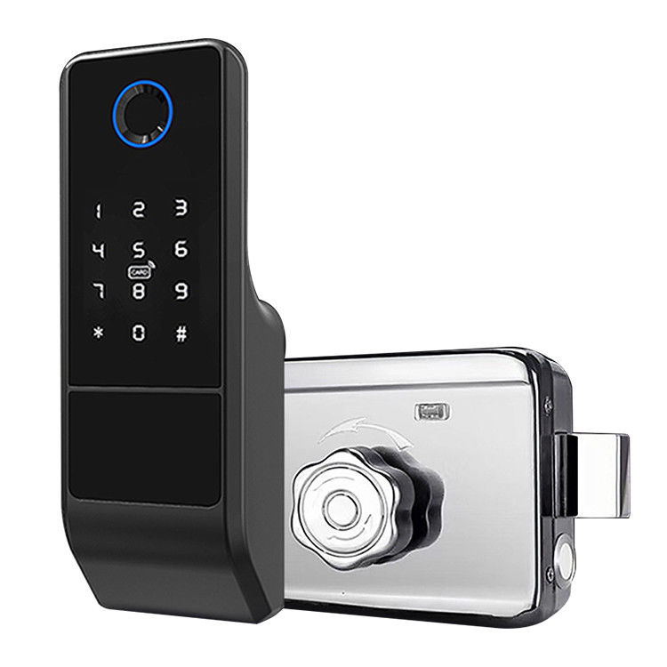Sidik Jari Biometrik Rfid Tuya Smart Lock WiFi APP Remote Control Untuk Hotel