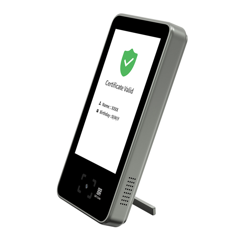 5 Inch Display Qr Barcode Reader Pemindai Kode Batang Untuk Ruang Tulis