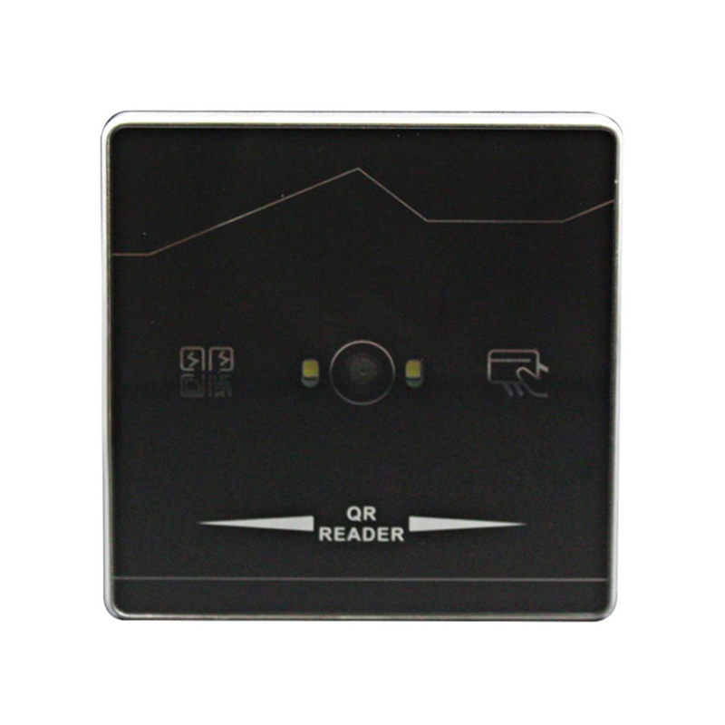 Wiegand26/34 Antarmuka Pembaca Kartu Proximity RFID Induksi otomatis Kaca tempered