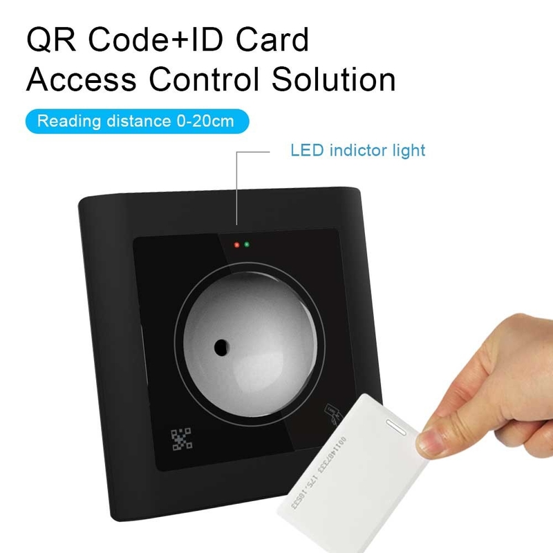 Wiegand 26 34 Pembaca Kartu Kontrol Akses untuk Kedekatan Kode QR Kartu NFC