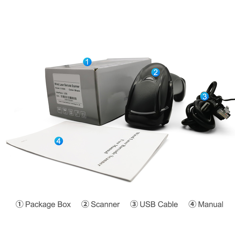 Pemindaian Penginderaan Otomatis 2D Barcode Scanner QR Bar code Reader Untuk Pembayaran Seluler