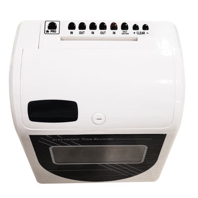 Layar LCD Perekam Waktu Digital Perekam Waktu Kartu Pukulan Untuk Kehadiran Karyawan