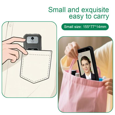 4G Portable Outdoor Android Facial Recognition Machine untuk kehadiran waktu karyawan