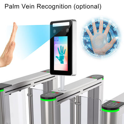 Waterproof AI Dynamic Face Recognition Terminal dengan Pengakuan Kartu RFID Perangkat Lunak Gratis APP Ponsel