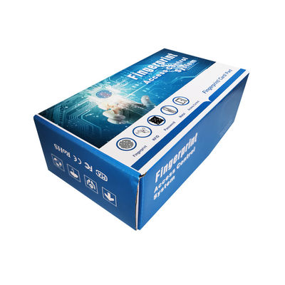 Terminal Kontrol Akses Sidik Jari Biometrik Ultra Slim Luar Ruangan SDK Gratis