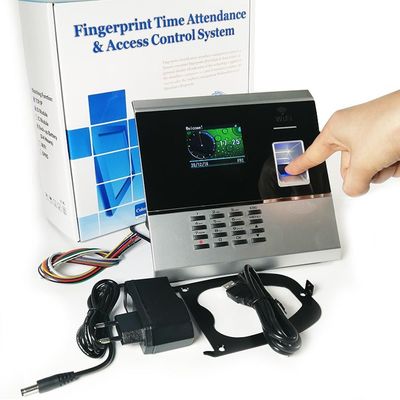 Mesin Absensi Sidik Jari LCD SIM WIFI Nirkabel 1,25kg