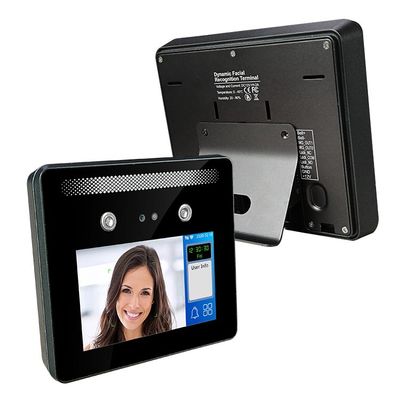 Pembaca Kode QR Kartu RFID Pembacaan Wajah TCP Mesin Biometrik