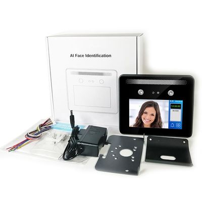 Pembaca Kode QR Kartu RFID Pembacaan Wajah TCP Mesin Biometrik