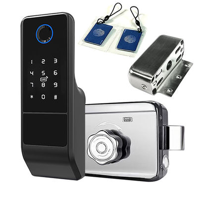 Tuya Smart Wifi Electronic Home Fingerprint Door Lock Dengan Aplikasi