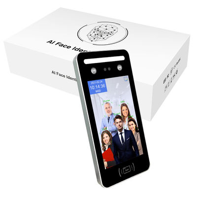 Sistem Kontrol Akses Pengenalan Wajah 8 Inch Dengan Kartu RFID Nirkabel Wifi