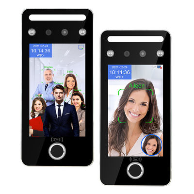 WiFi HD 720P Sistem Absensi Waktu Biometrik Mesin Pengenalan Wajah