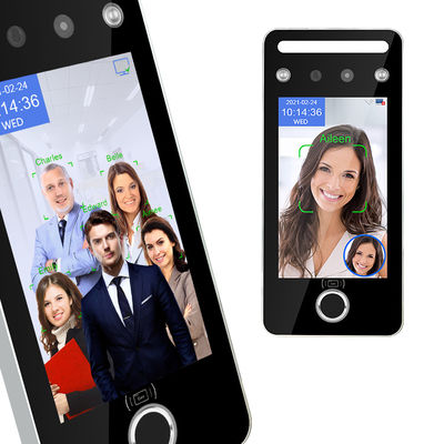 WiFi HD 720P Sistem Absensi Waktu Biometrik Mesin Pengenalan Wajah