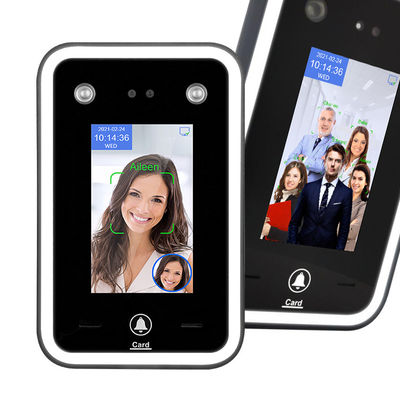 Mesin Absensi Sistem Kontrol Akses Deteksi Wajah Biometrik AI 4.3 Inch