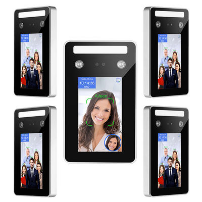 Mesin Absensi Pengenalan Wajah Biometrik TCP Kode QR Kontrol Pintu Dengan SDK