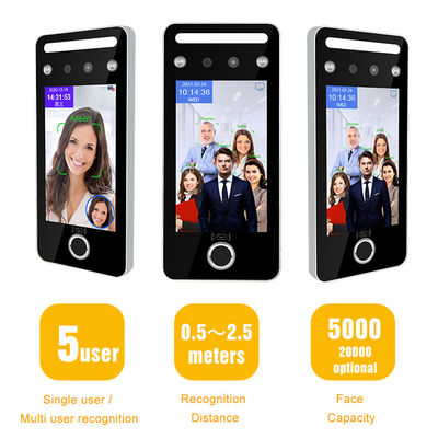 Sistem Kontrol Akses Mesin Absensi Wajah Biometrik Nirkabel Multi Orang