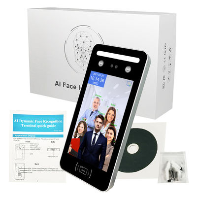 AI Face Biometric Attendance Machine WIFI SDK Access Control Untuk Pintu Putar