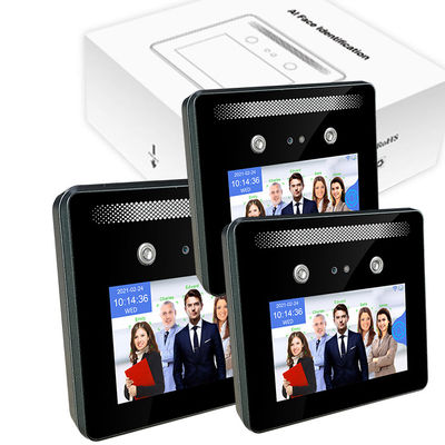 Mesin Absensi Pengenalan Wajah Multi Orang 5 Inch Jam Waktu Karyawan