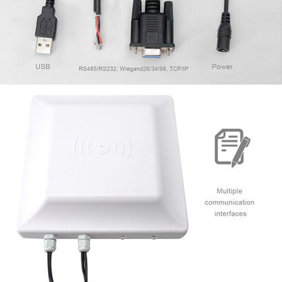 Built In UHF Antena Terintegrasi 6~10m 868mhz Jarak Jauh UHF RFID Reader