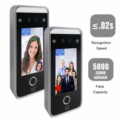 Mesin Absensi Biometrik Berdiri Tinggi Sidik Jari Kartu IC RS485