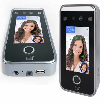 Mesin Absensi Biometrik Berdiri Tinggi Sidik Jari Kartu IC RS485