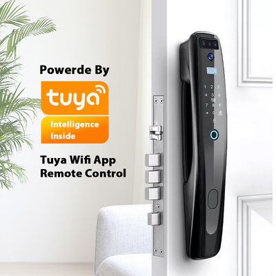 Tuya Smart Fingerprint Smart Lock Pengenalan Wajah Kunci Pintu Dengan Wifi