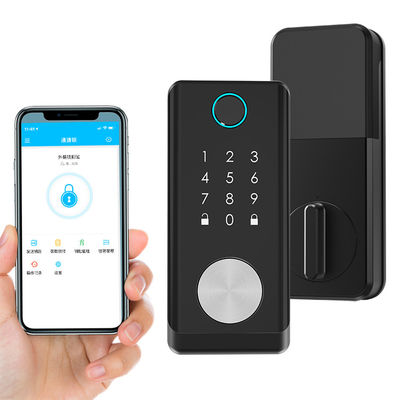 Kunci Pintu Sidik Jari Biometrik Sensor Kapasitif Smart Keyless BLE APP Lock